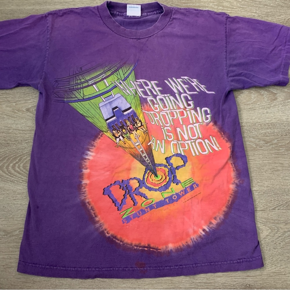 Vintage 1996 Drop Zone Tower T-Shirt Size L